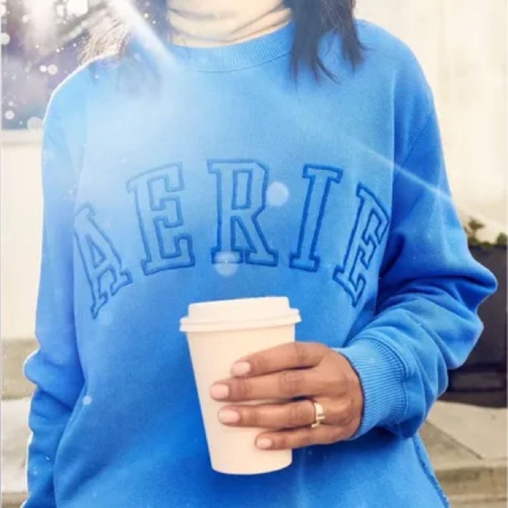 Aerie Blue Sweatshirt